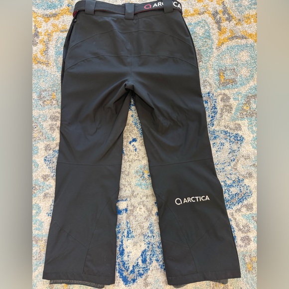 ARCTICA Woman's Medium Ski Pants w side zip for easy on and off. Black Like New. - Picture 5 of 7